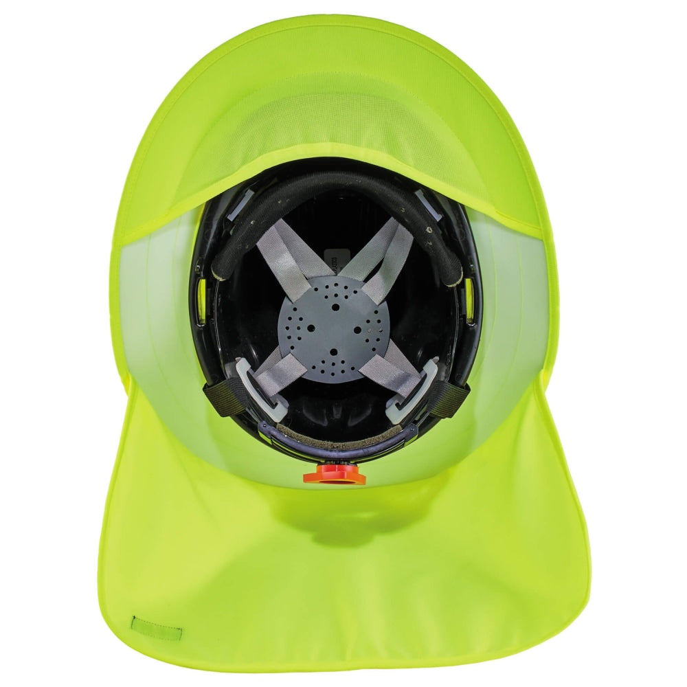 Ergodyne Chill-Its 6660 Hard Hat Brim With Shade, Lime