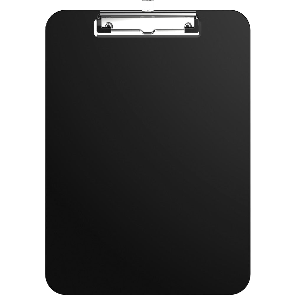 Business Source Shatterproof Clipboard - 8 1/2in x 11in - Plastic - Black - 1 Each