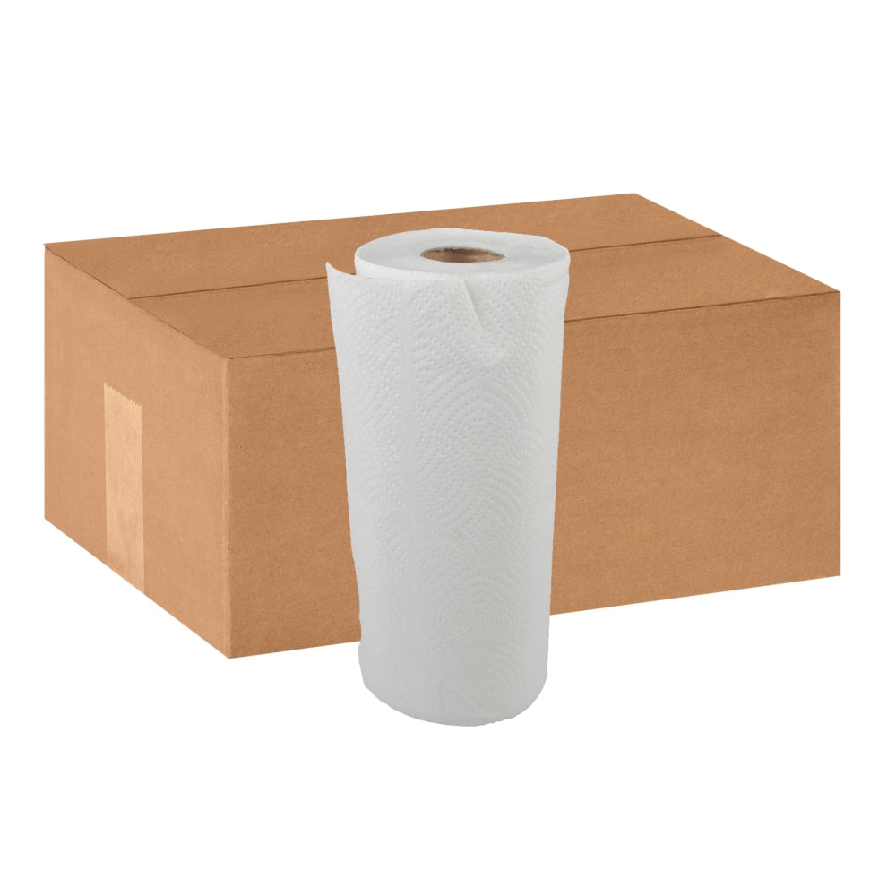 Medline Green Tree Basics 2-Ply Paper Towels, 85 Sheets Per Roll, Pack Of 30 Rolls