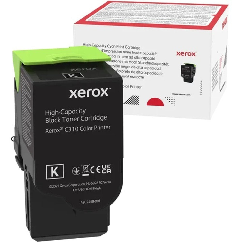 Xerox Original High Yield Laser Toner Cartridge - Single Pack - Black - 1 / Each - 8000 Pages