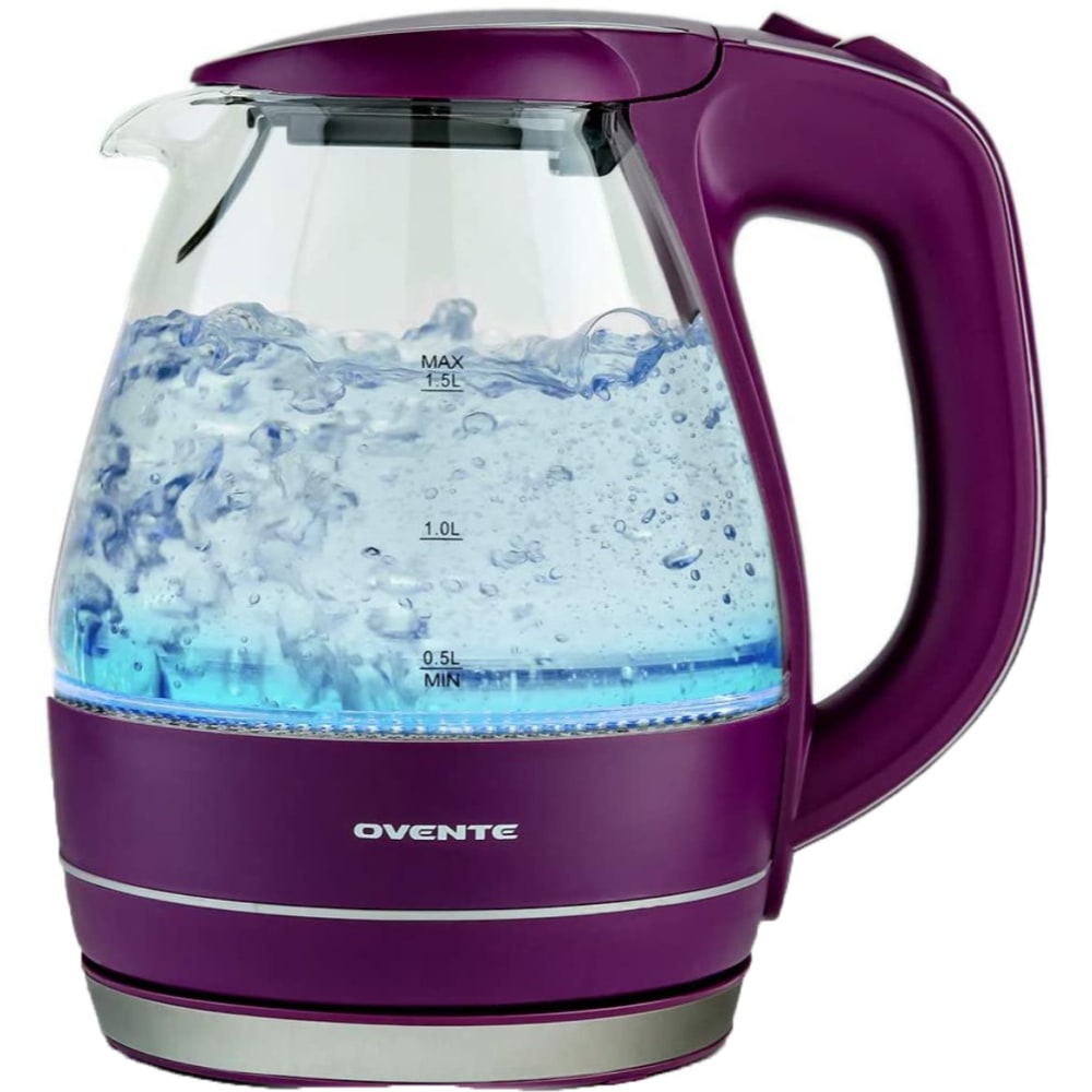 Ovente KG83B 1.5 Liter Electric Hot Water Kettle, Purple