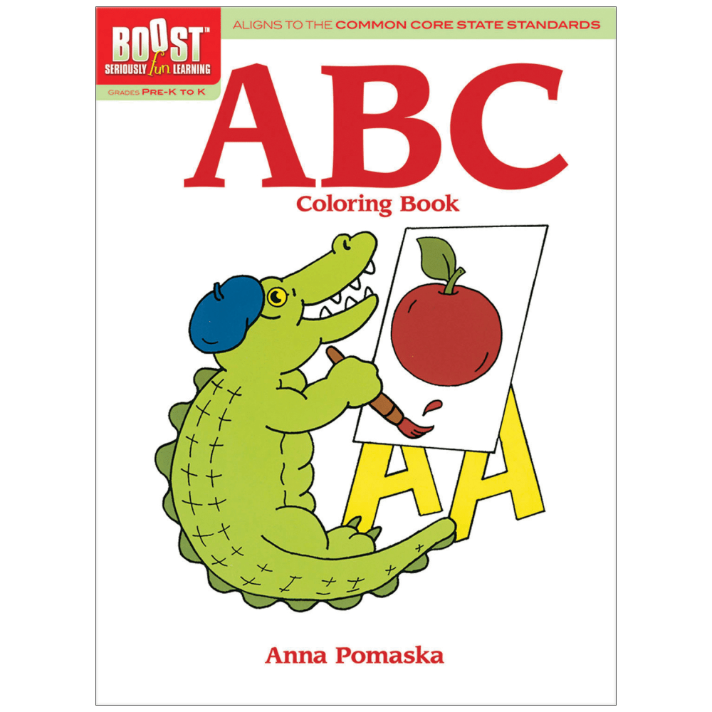 Dover Publications BOOST Coloring Books, ABC, Pack Of 6 Books