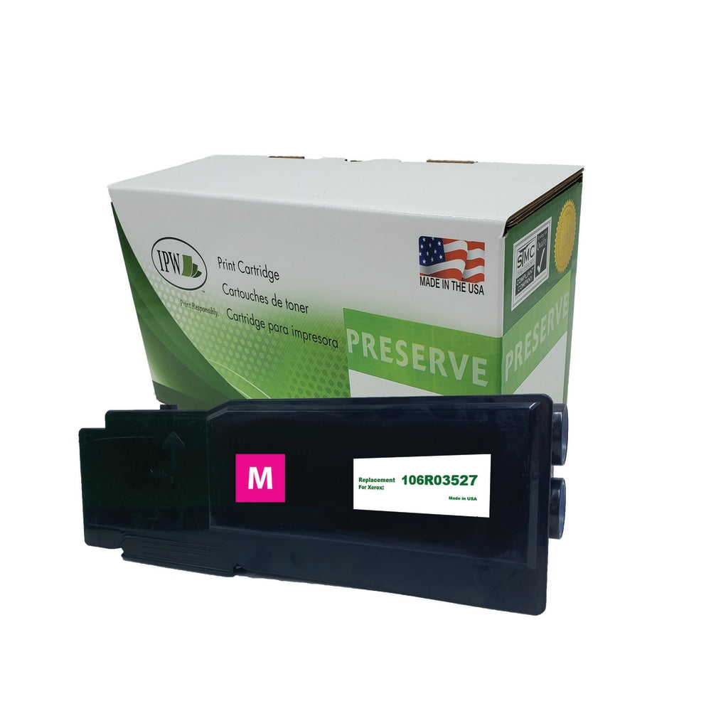 IPW Preserve Remanufactured Magenta Extra-High Yield Toner Cartridge Replacement For Xerox 106R03527, 106R03527-R-O