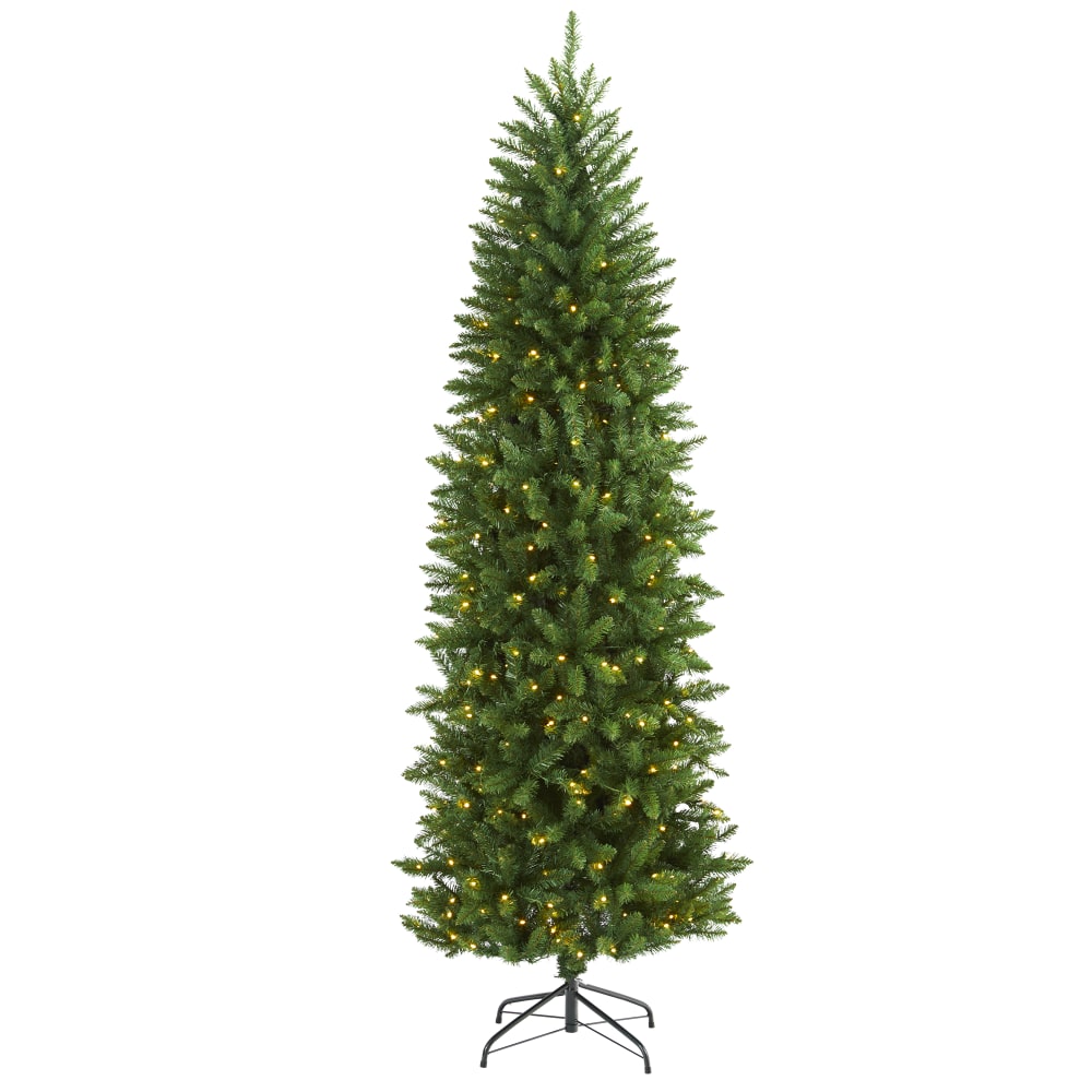 Nearly Natural Slim Green Mountain Pine Artificial Christmas Tree, 6-1/2'