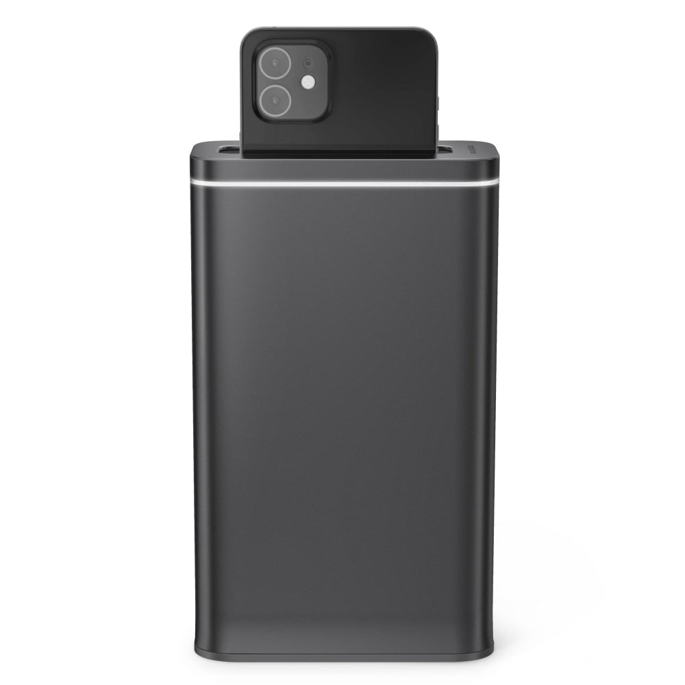 simplehuman Cleanstation Phone Sanitizer With UV-C Light, 7-5/8inH x 4-1/2inW x 2inD, Slate