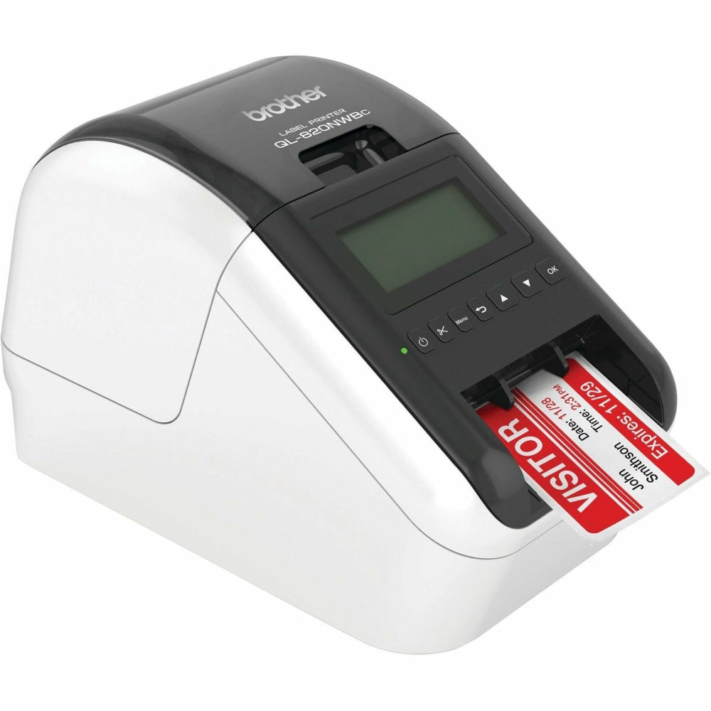 Brother QL-820NWBC Ultra Flexible Label Printer with Multiple Connectivity options - QL-820NWBC Ultra Flexible Label Printer with Multiple Connectivity options