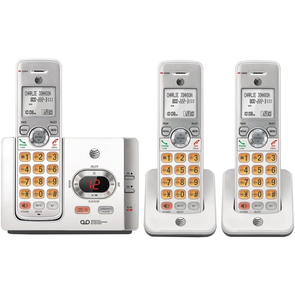 AT&T DECT 6.0 3-Handset Cordless Answering System With Caller ID And Call Waiting, EL52315