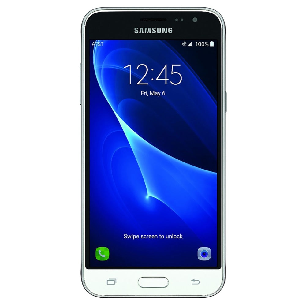 Samsung Galaxy J3 J320A Refurbished Cell Phone, White, PSU100614