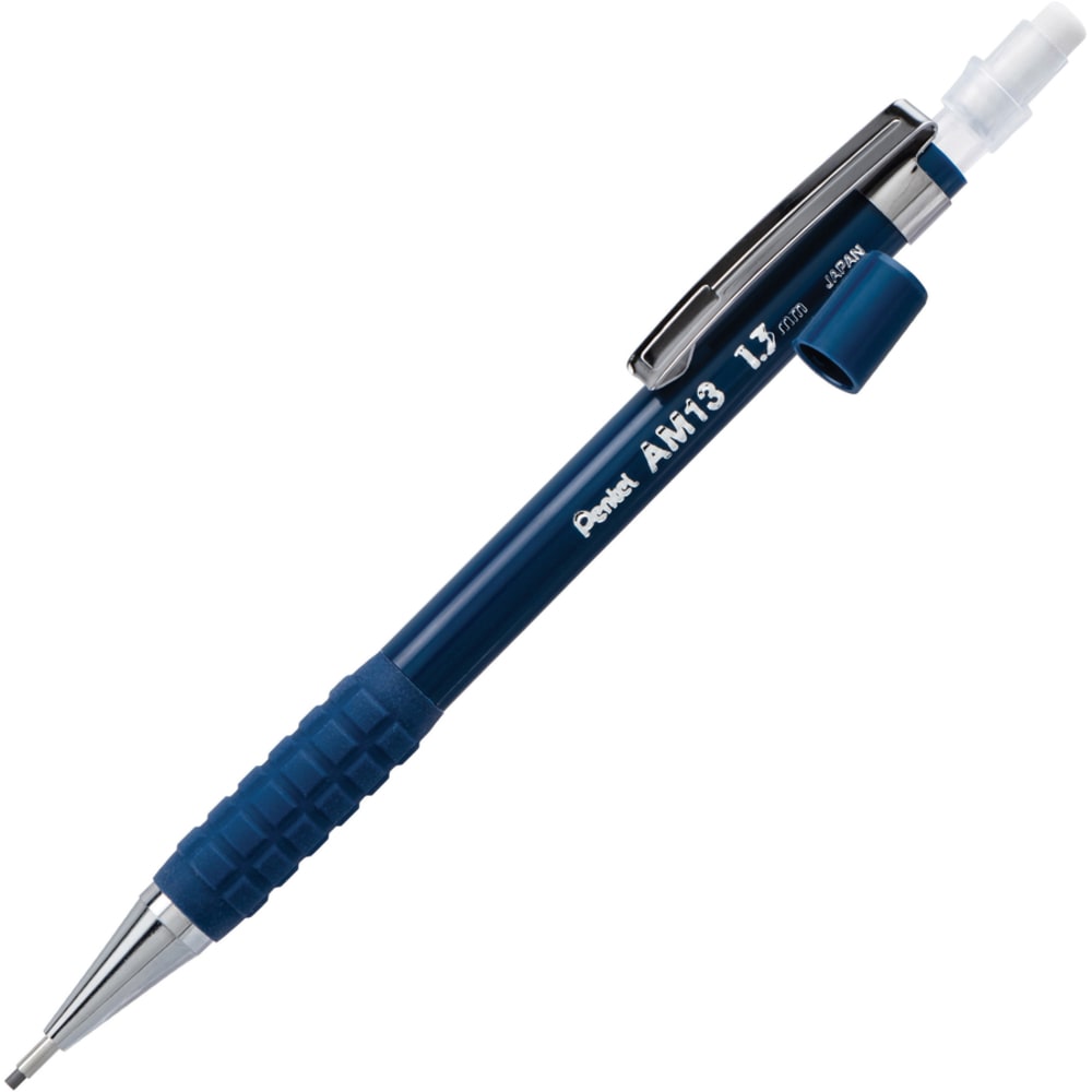 Pentel PROGear 1.3 mm Mechanical Pencil, 1.3 mm, Blue Barrel