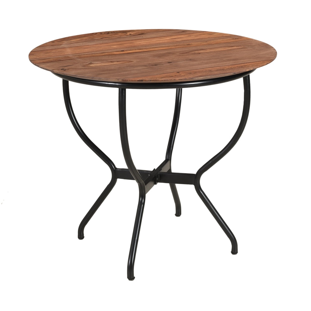 Coast to Coast Grove Round Dining Table, 30inH x 36inW x 36inD, Brownstone Nut Brown