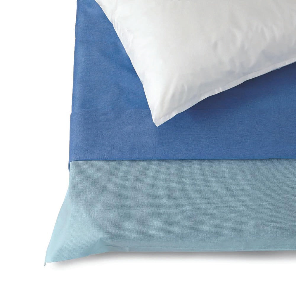 Medline Multilayer Disposable Stretcher Sheet Sets, Blue, Case Of 24