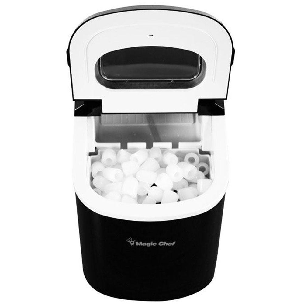 Magic Chef 27 Lb Portable Countertop Ice Maker, Black