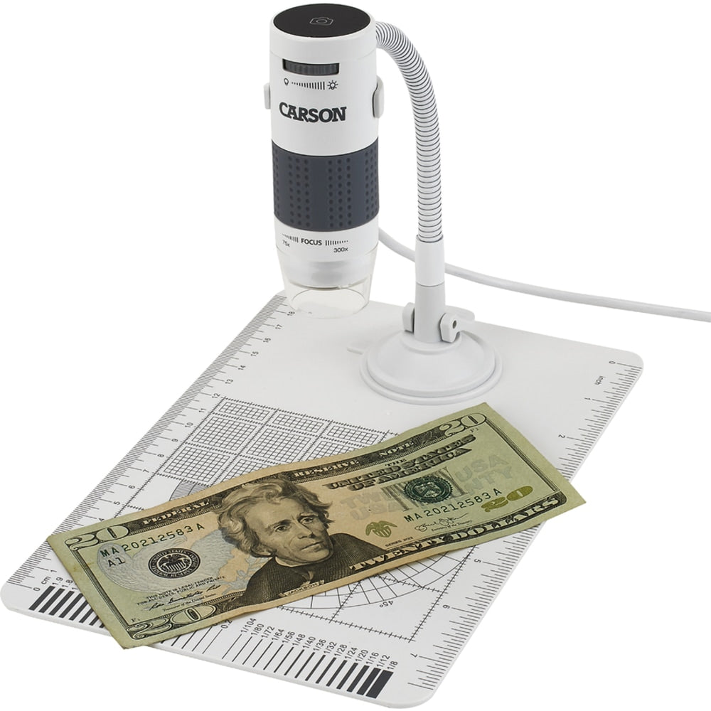 Carson eFlex MM-840 Digital Microscope - 75x to 300x - 1.9 Megapixel - LED Illumination