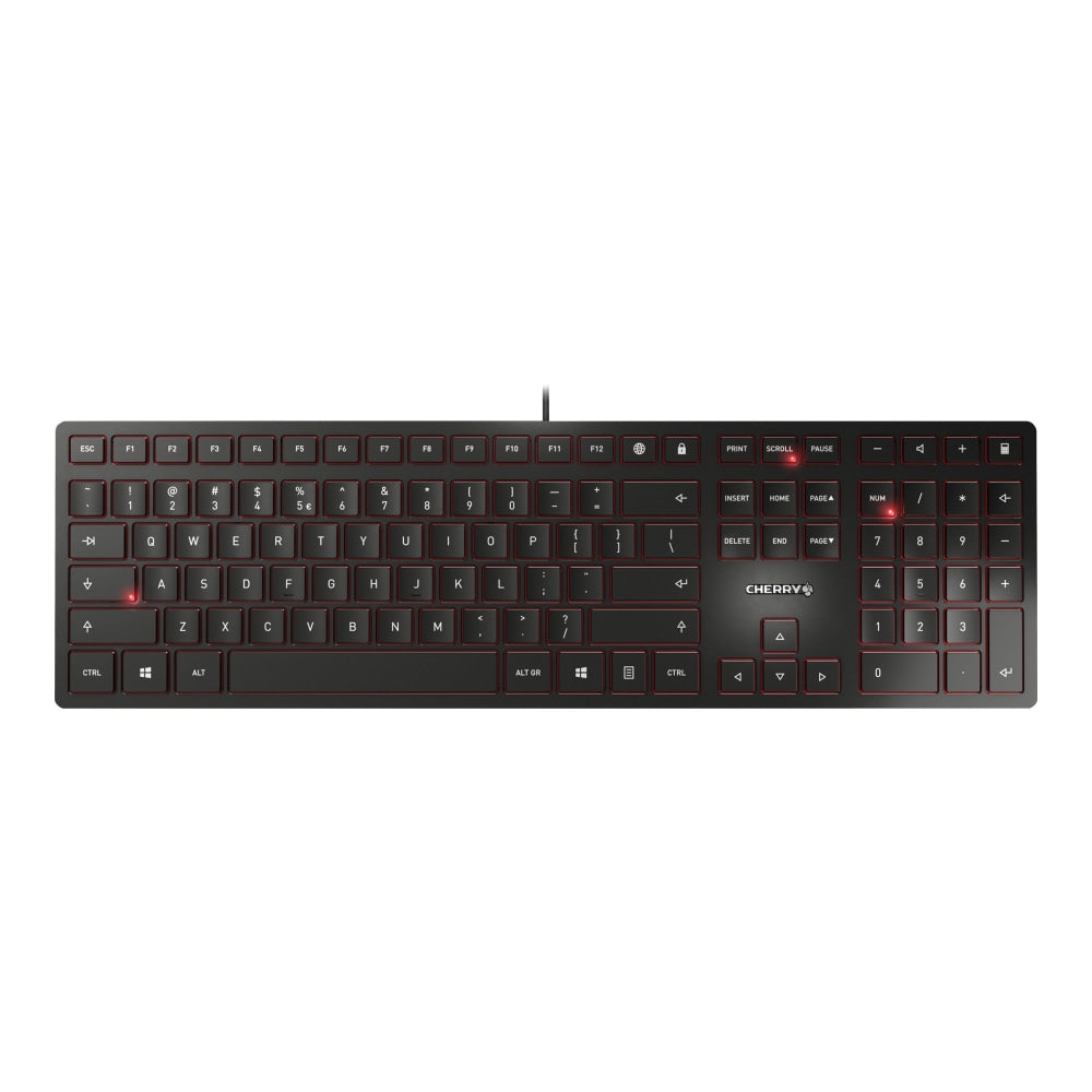 CHERRY KC 6000 SLIM - Keyboard - USB - English - key switch: CHERRY SX - black