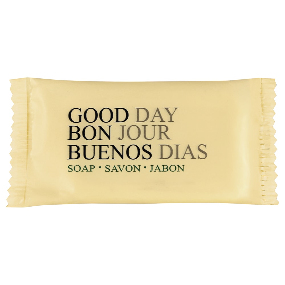 Good Day Amenity Solid Hand Soap, Pleasant Scent, 0.75 Oz, Case Of 1,000 Bars