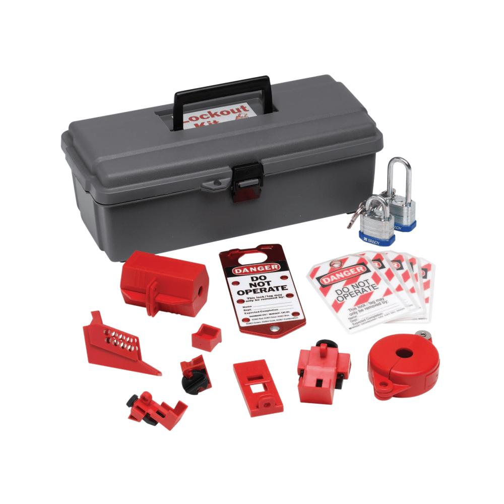 Lockout Tool Box with Components