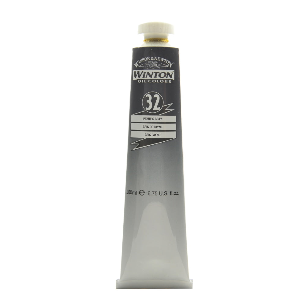 Winsor & Newton Winton Oil Colors, 200 mL, Paynes Gray, 32