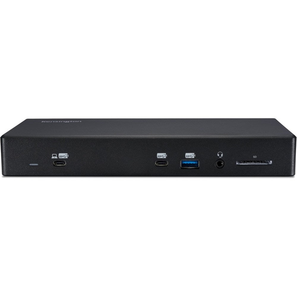 Kensington SD4855P Docking Station - for Notebook/Monitor - 100 W - USB Type C - 4K - 6 x USB Ports - 5 x USB Type-A Ports - USB Type-A - USB Type-C - Network (RJ-45) - HDMI - 2 x DisplayPorts - DisplayPort - Wired - Gigabit Ethernet