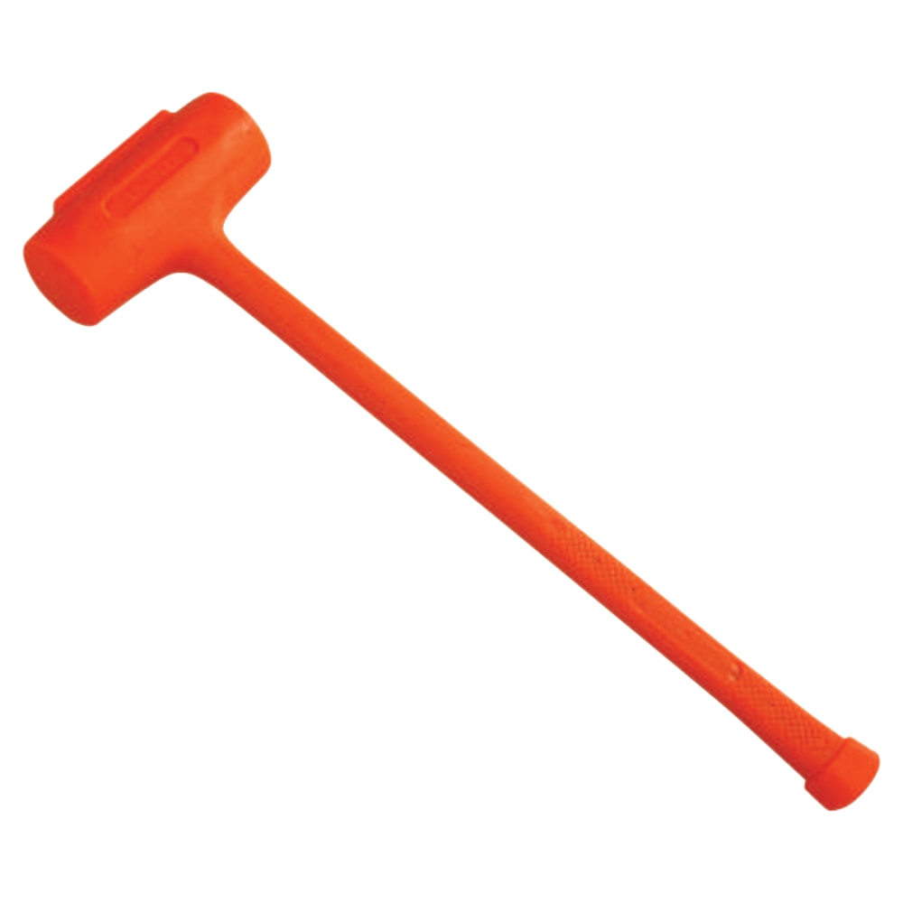 Compo-Cast Sledge Model Soft Face Hammer, 10-1/2 lb Head, 3 in Diameter, Orange