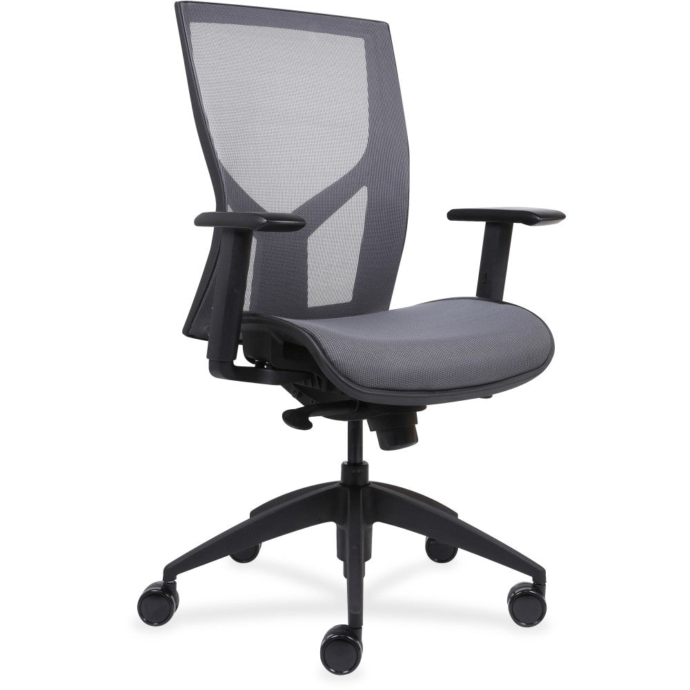 Lorell High-Back Mesh Chair, Black