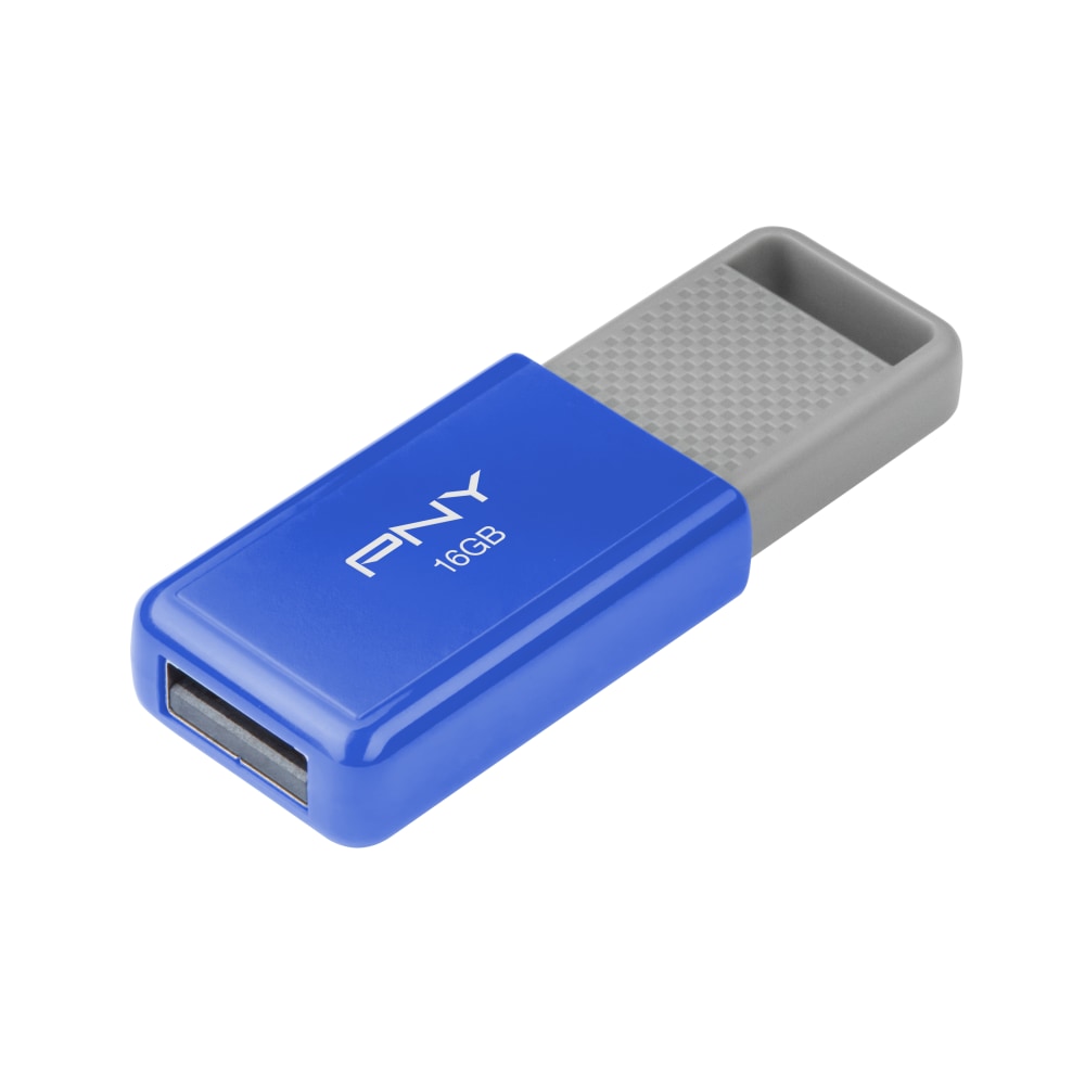 PNY USB 2.0 Flash Drive, 16GB, Assorted Colors