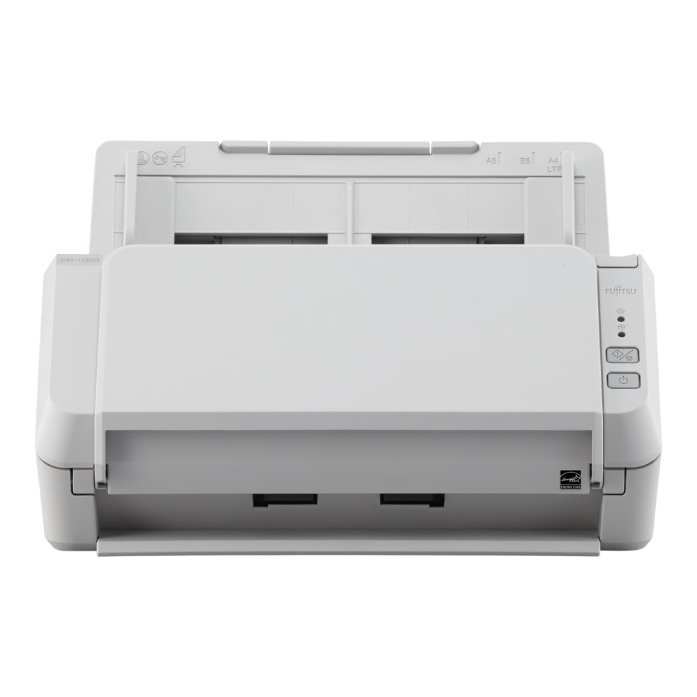 Ricoh SP-1130N - Document scanner - Dual CIS - Duplex -  - 600 dpi x 600 dpi - up to 30 ppm (mono) / up to 30 ppm (color) - ADF (50 sheets) - up to 4500 scans per day - Gigabit LAN, USB 3.2 Gen 1x1