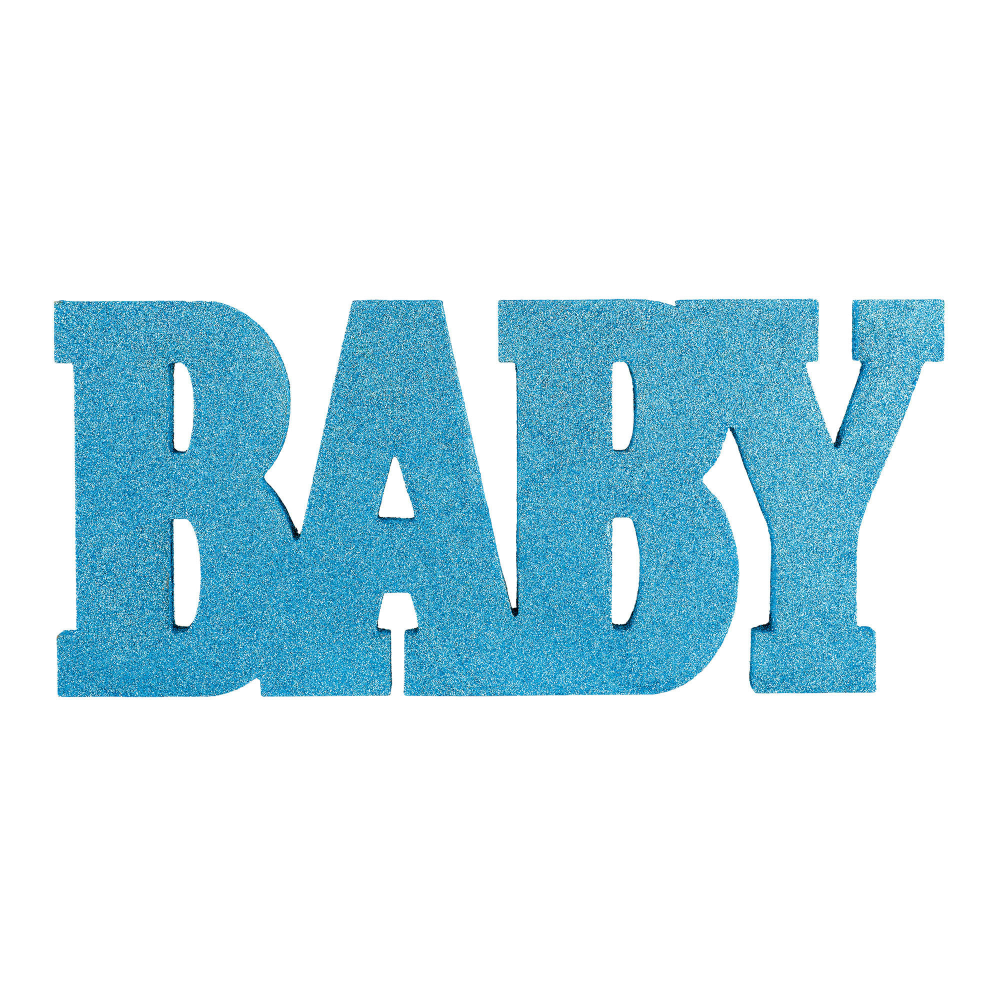 Amscan Oh Baby Boy Standing Sign, 8in x 18in, Blue