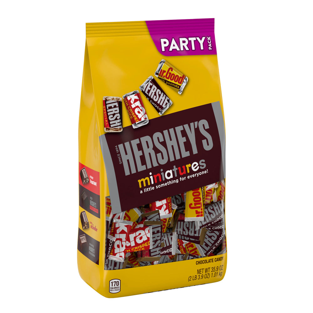 Hersheys Miniatures Chocolate Mix Assortment, 35.9 Oz, Pack Of 2 Bags