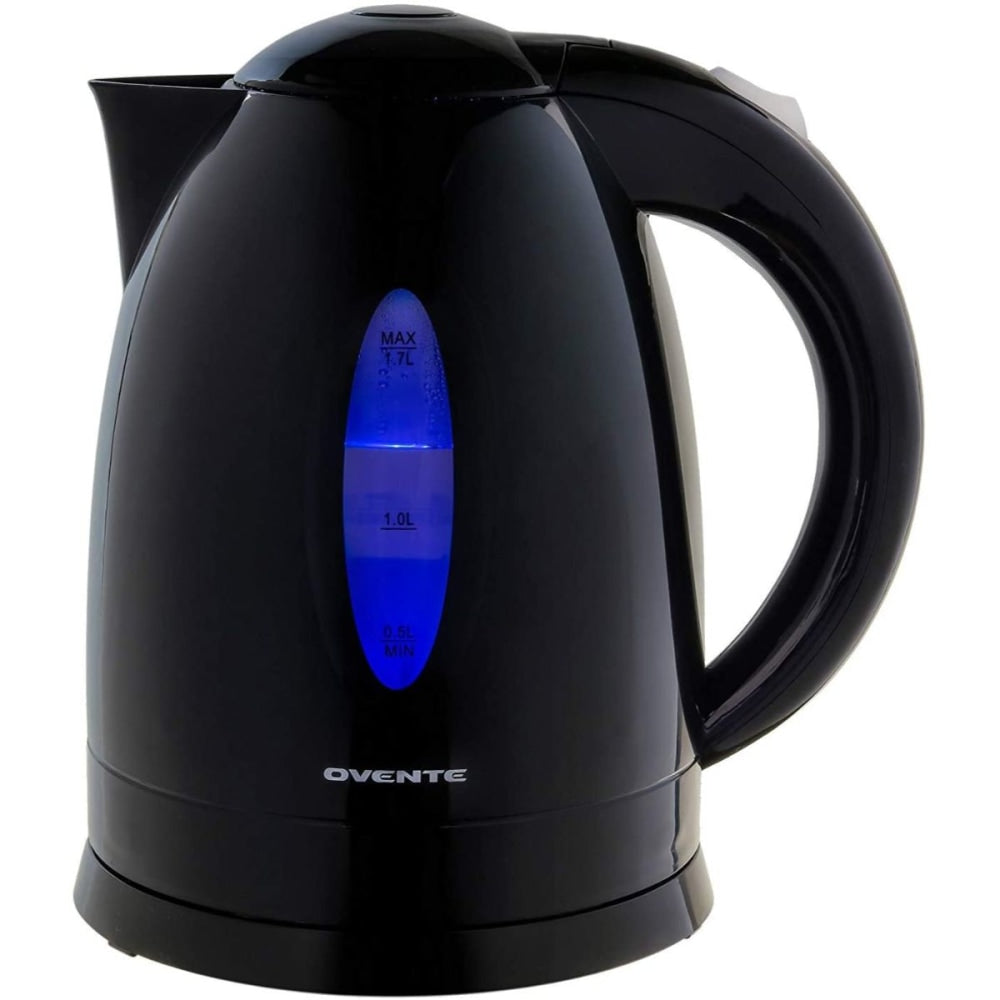 Ovente KP72B 1.7 Liter Electric Hot Water Kettle, Black