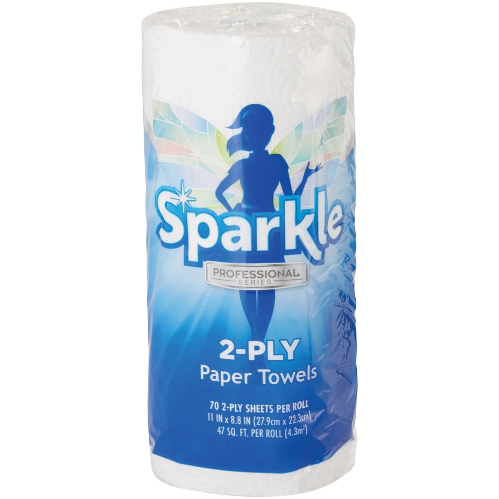 Sparkle ps Premium 2-Ply Paper Towels, Roll Of 70 Sheets