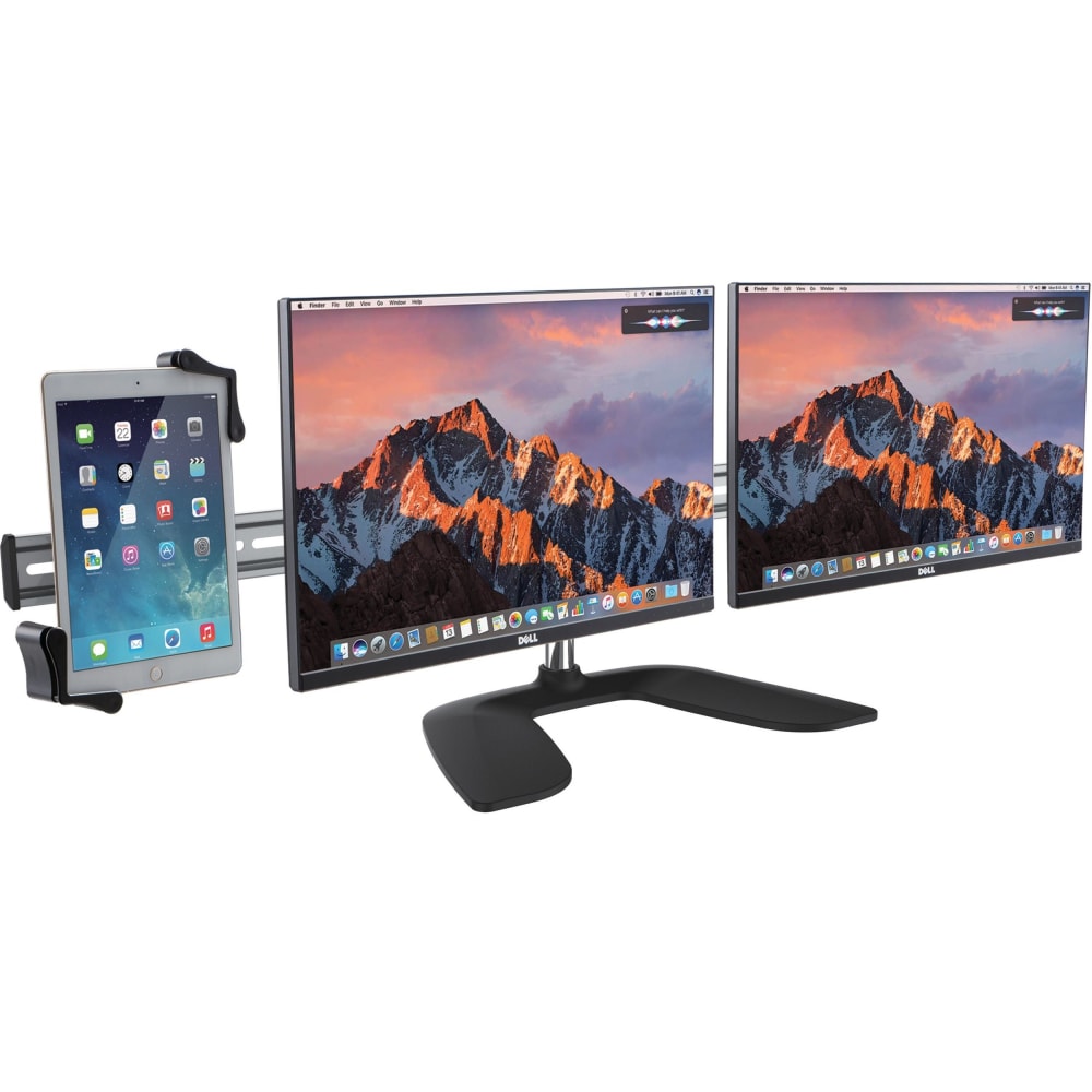 CTA Digital Tri-Screen VESA and Tablet Workstation - 20.5in Height x 48.4in Width x 11.8in Depth - Desktop, Tabletop