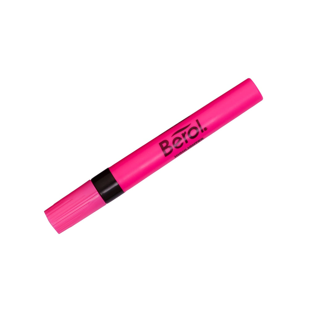 Berol by Eberhard Faber 4009 Highlighters, Pink, Box Of 12