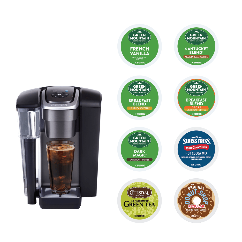 Keurig K1500 Bundle With 8 Sleeves Of K-Cup Pods