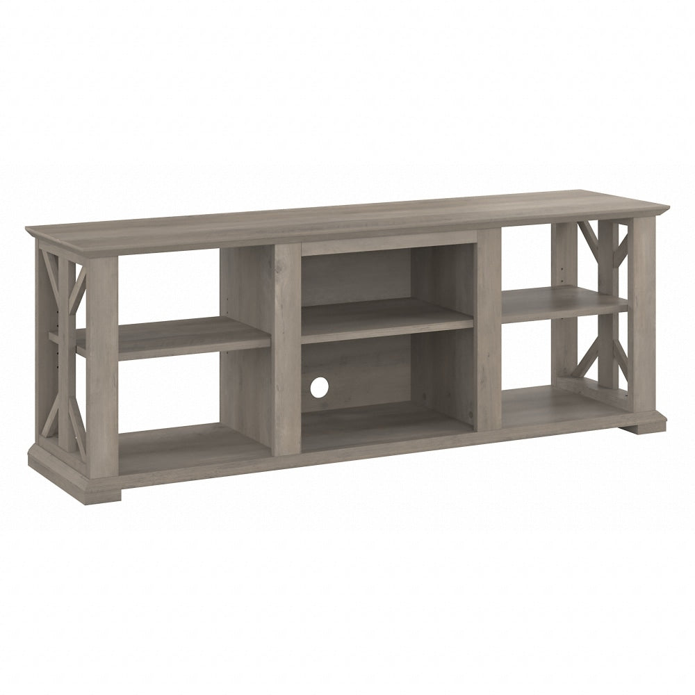 Bush Furniture Homestead Farmhouse TV Stand For 70in TVs, Driftwood Gray, Standard Delivery