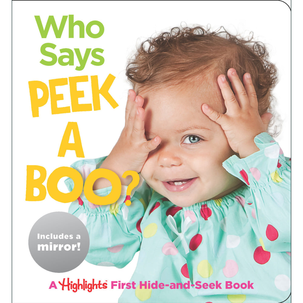 Highlights Who Says Peekaboo? And Who Says Uh Oh? Board Books, Set Of 2 Books