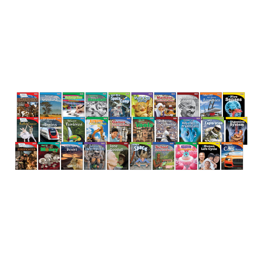 Teacher Created Materials TIME FOR KIDS Nonfiction Book Set, Set Of 30 Books, Grade 3