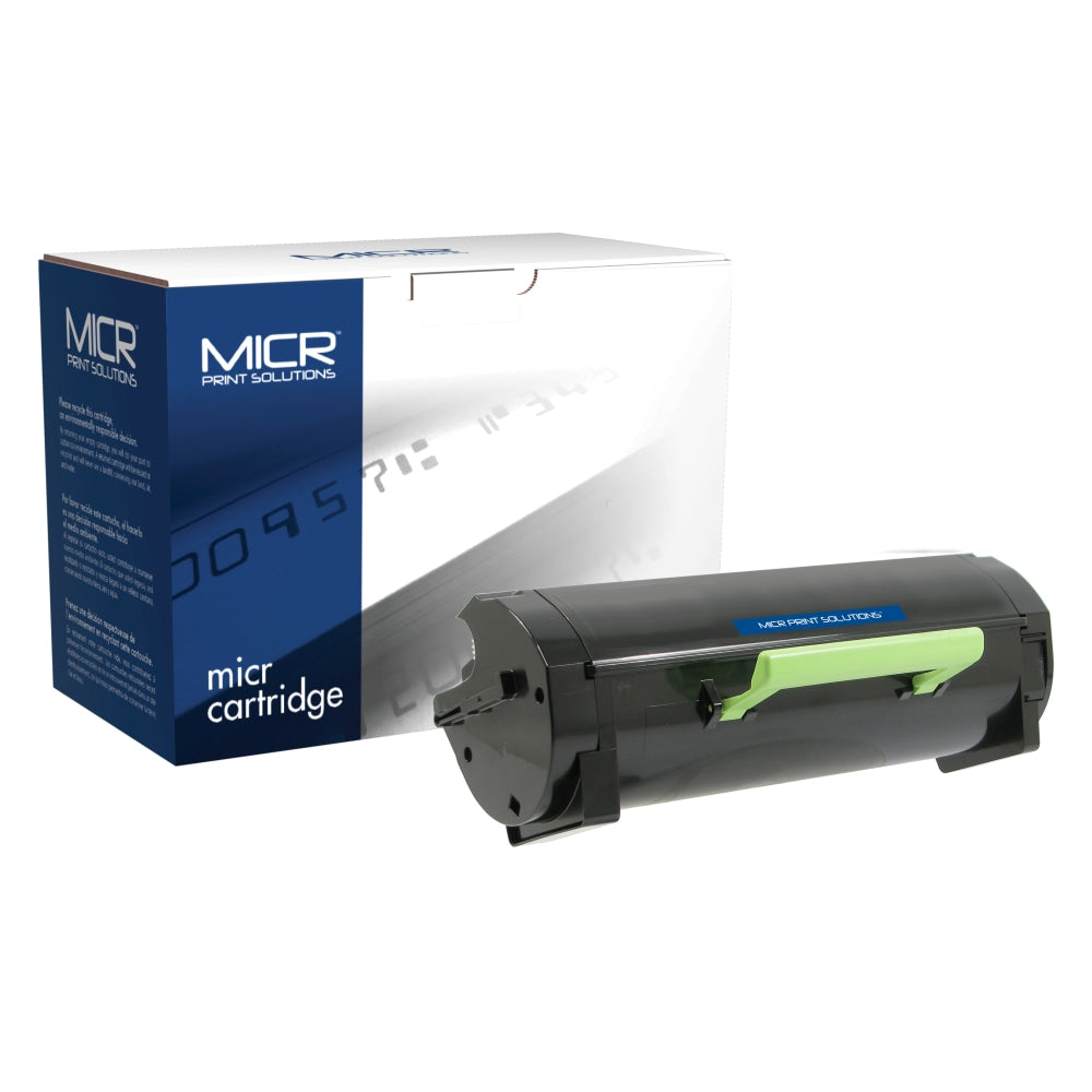 MICR Print Solutions Black Extra-High Yield MICR Toner Cartridge Replacement For Lexmark MS410, MCR410M