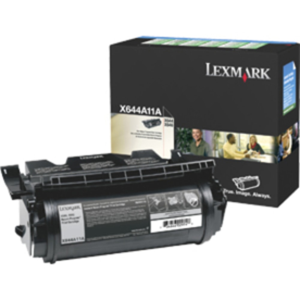 Lexmark X644A11A Black Return Program Toner Cartridge