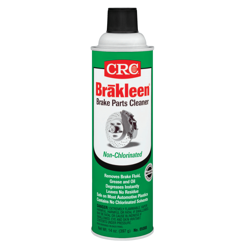 CRC Brakleen Non-Chlorinated Brake Parts Cleaner, 14 Oz Can, Case Of 12