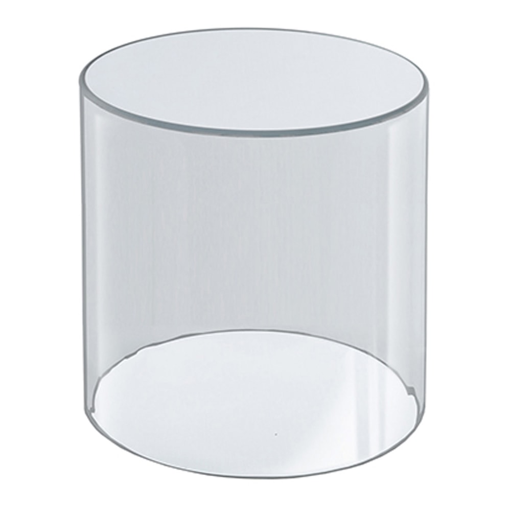 Azar Displays Acrylic Cylinder, Small Size, 6in x 4in,  Clear