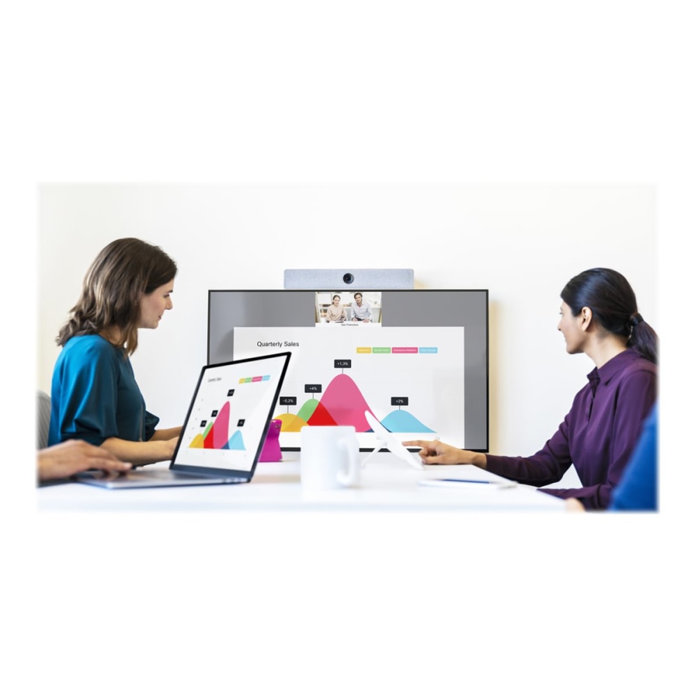 Cisco Webex Room Kit Mini - CMOS - 3840 x 2160 Video (Content) - H.264, H.460.18/19, H.323, SIP, H.235v3 - Point-to-Point - 4K UHD - 60 fps - H.239 - G.711, G.722, G.722.1, AAC-LD, G.729, Opus