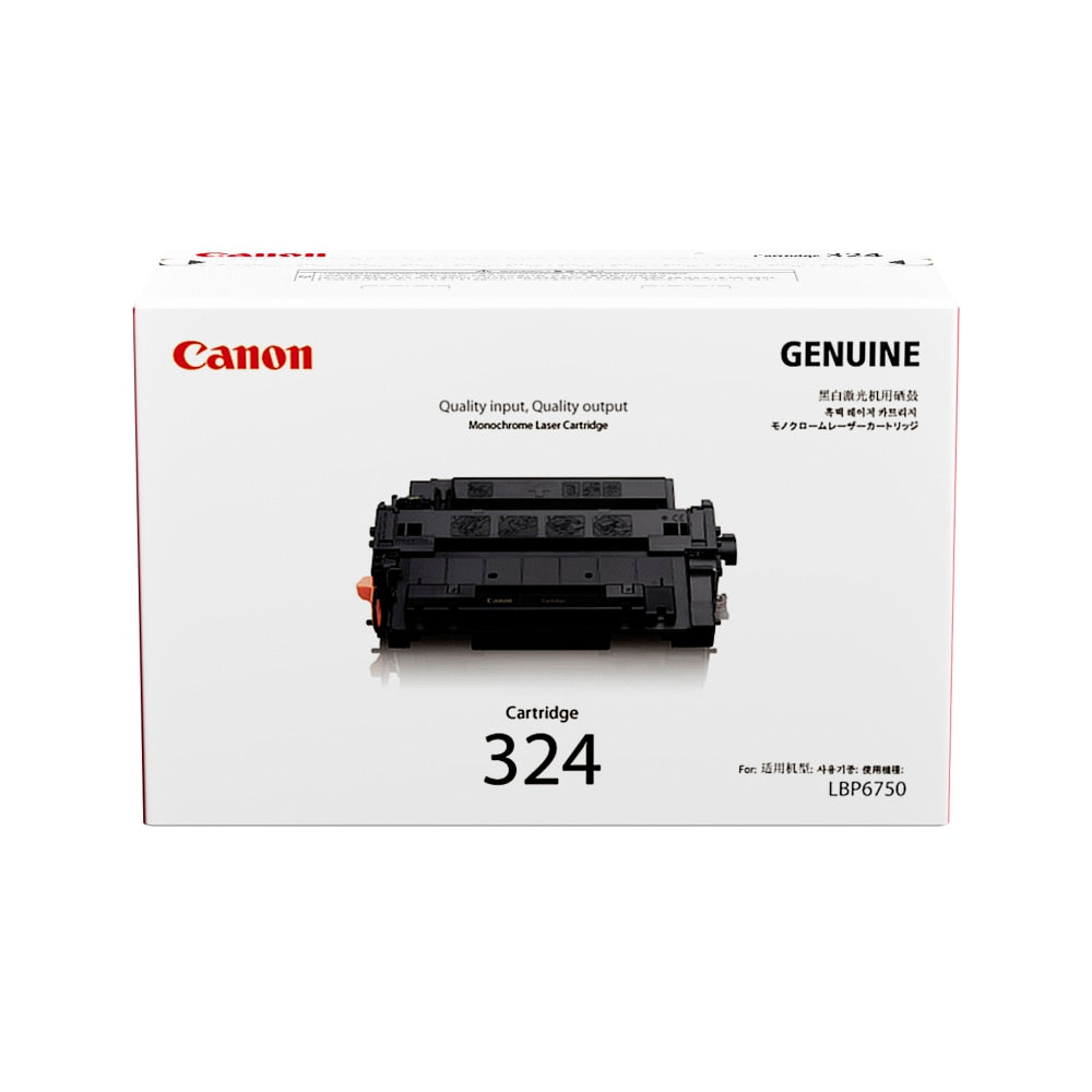 Canon 324 Black Toner Cartridge, 3481B002