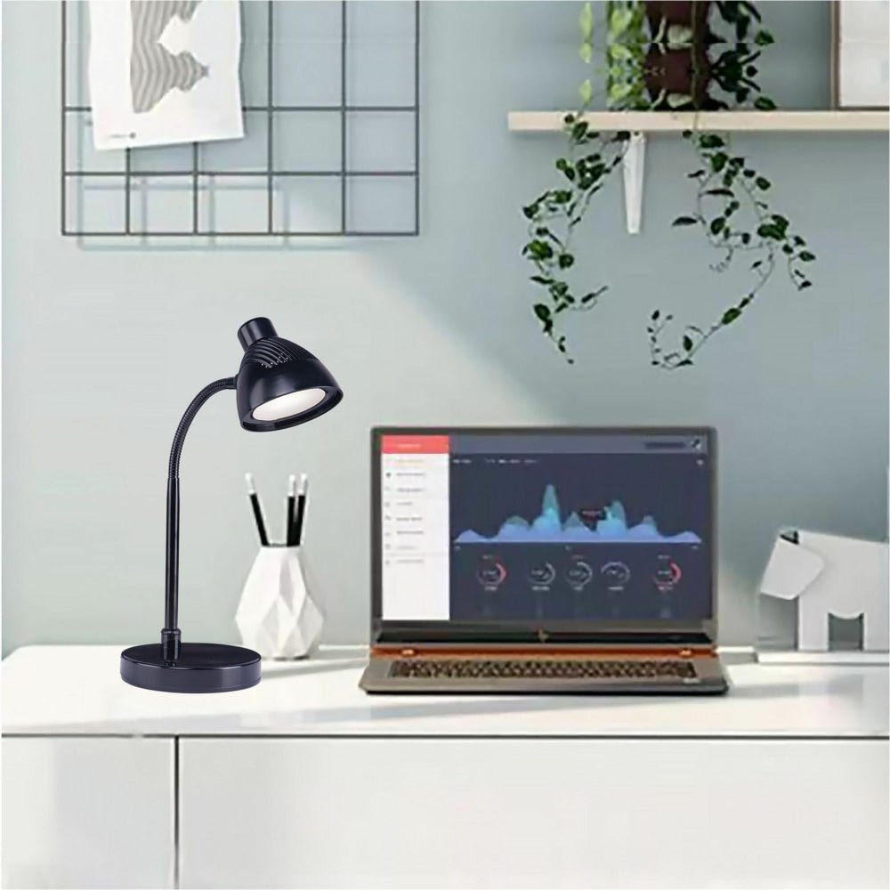 Lorell LED Desk Lamp, Black