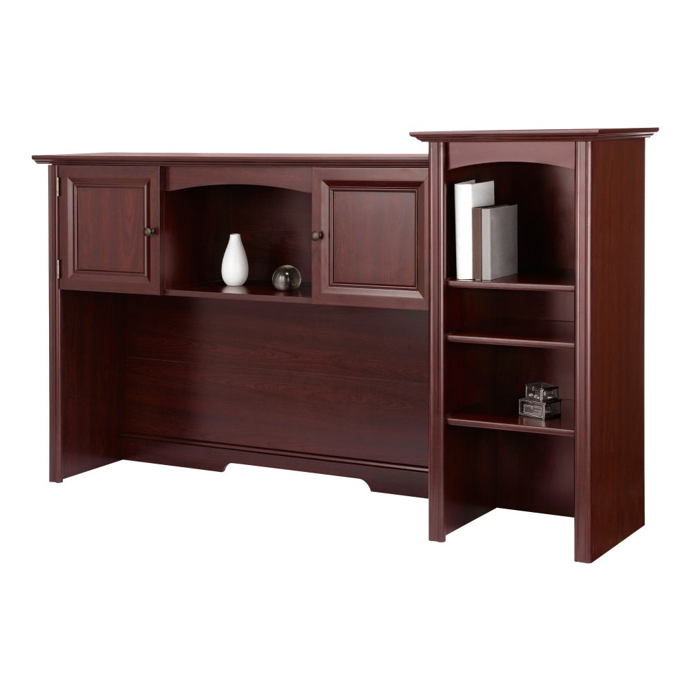 Realspace Broadstreet 65inW Hutch For U-Shaped Desk, Cherry