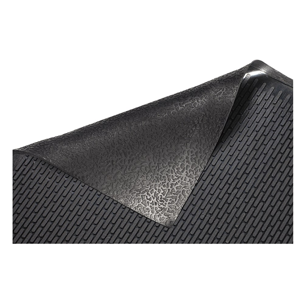 Genuine Joe Clean Step 50% Recycled Scraper Mat, 3ft x 5ft, Black