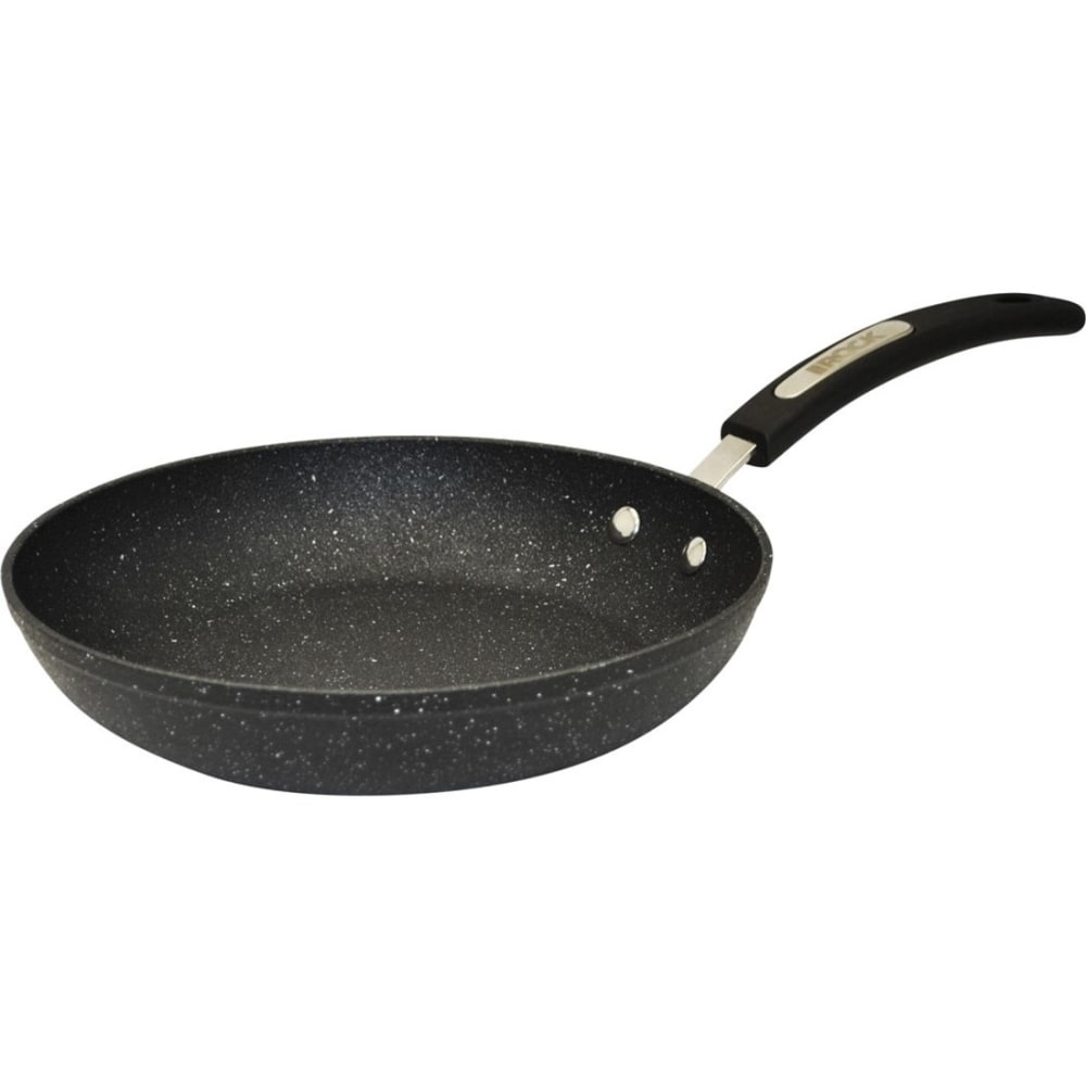 Starfrit The Rock 8in Fry Pan with Bakelite Handle - Cooking, Frying, Broiling - Dishwasher Safe - Oven Safe - 8in Frying Pan - Rock - Cast Stainless Steel Handle