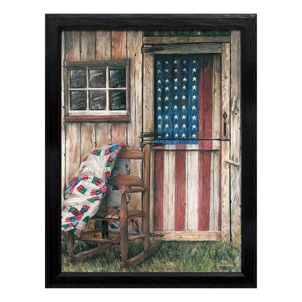 Timeless Frames Americana Framed Artwork, 16in x 12in, America Rocker