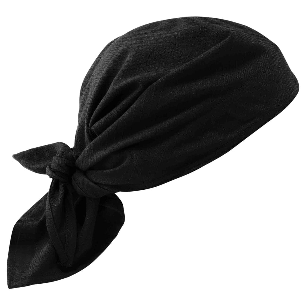 Ergodyne Chill-Its 6710 Evaporative Cooling Triangle Hats, Black, Case Of 24 Hats