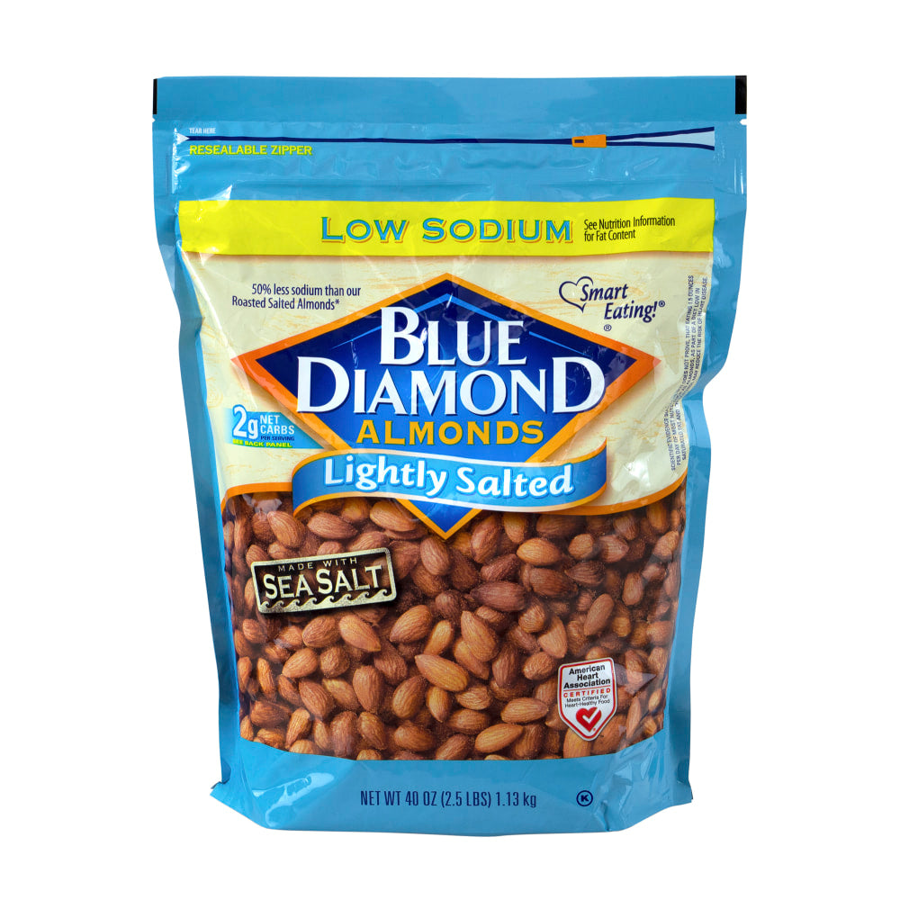 Blue Diamond Lightly Salted Almonds, 40-Oz Pouch