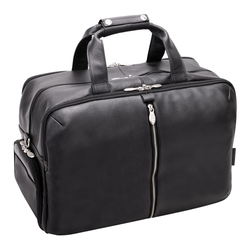 McKleinUSA Avondale Travel Duffel Bag With 17in Laptop Pocket, Black